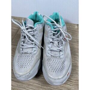 Ryka Devo Plus 2 Women’s Shoes 8.5W White Silver Teal Comfort Walking Gym